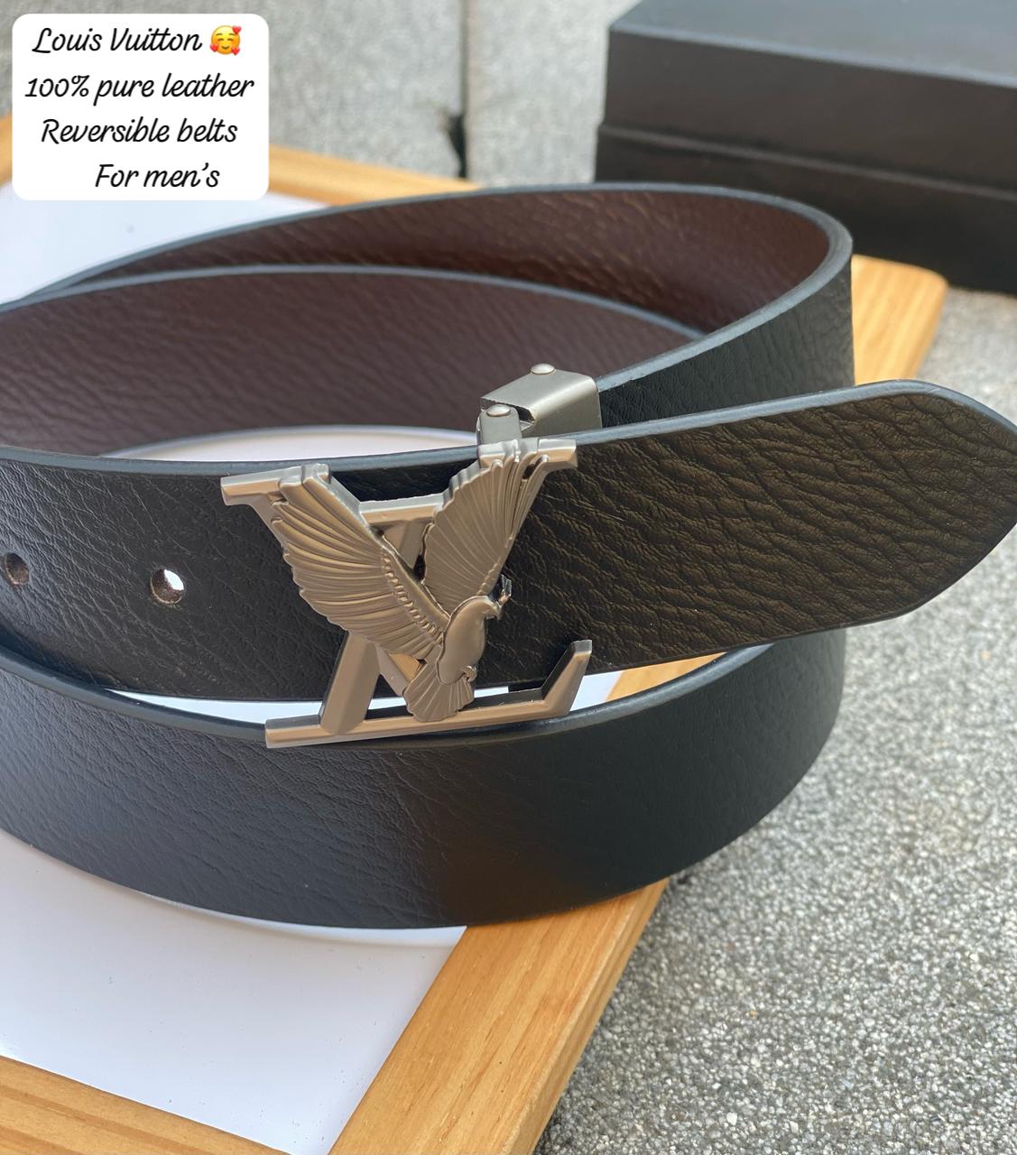 Original italian leather Riversible belt
