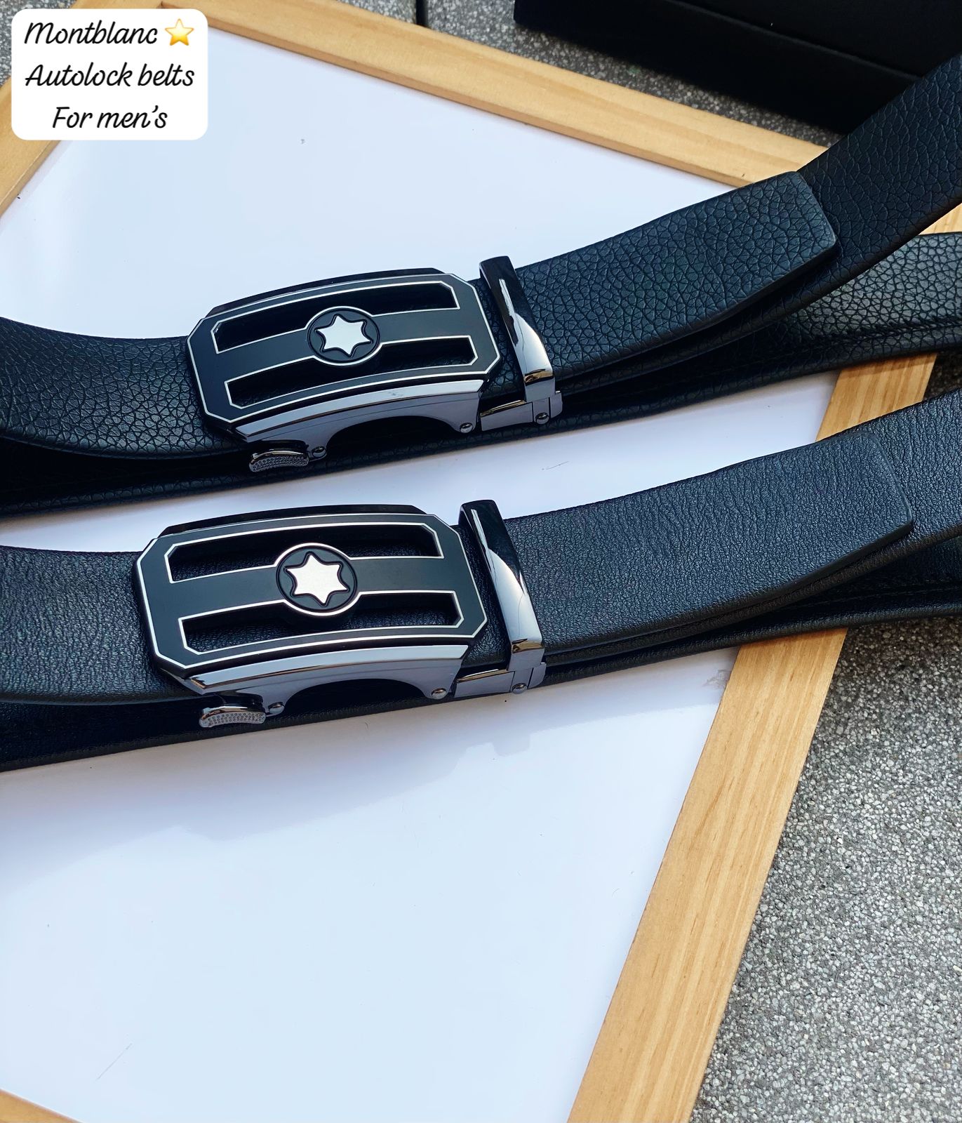 Montblanc Auto lock belts