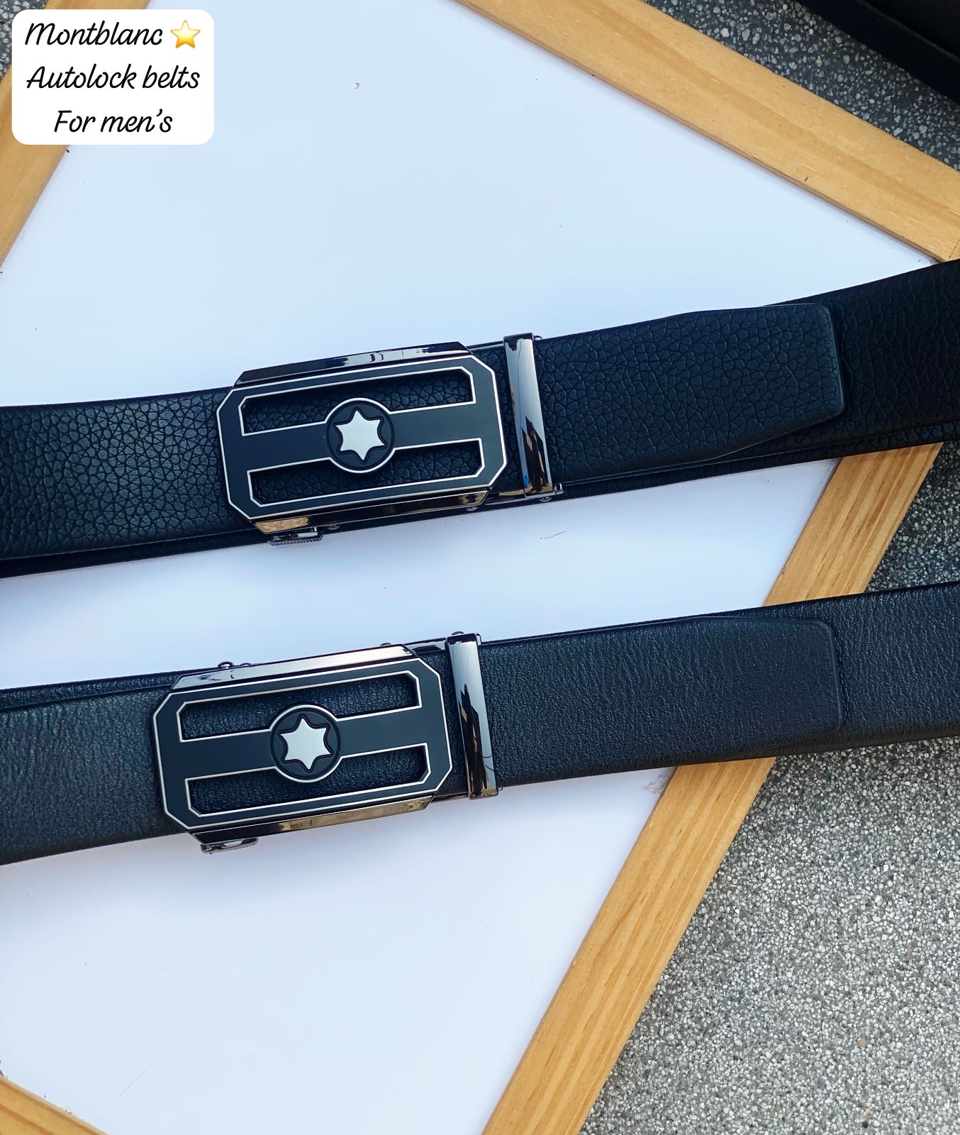 Montblanc Auto lock belts