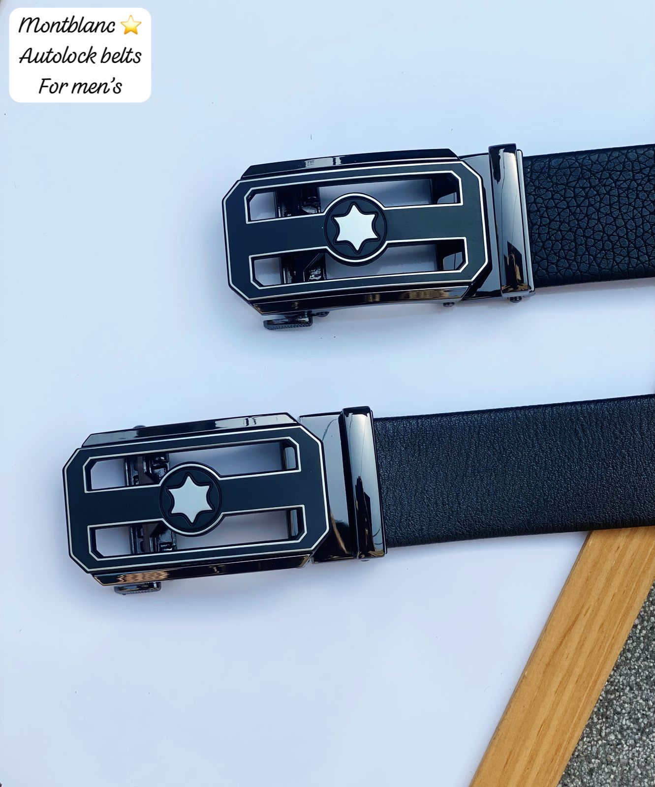 Montblanc Auto lock belts