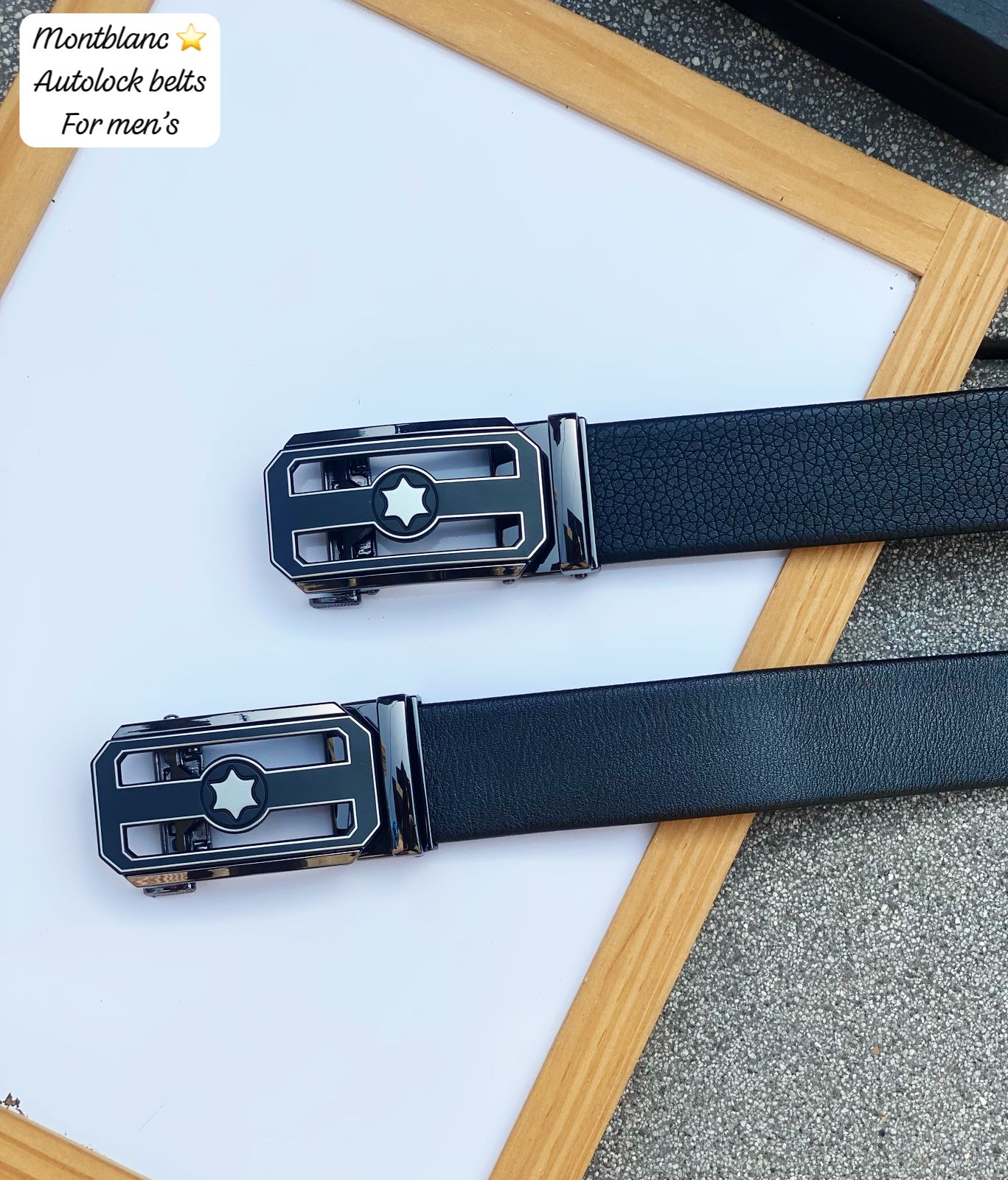 Montblanc Auto lock belts