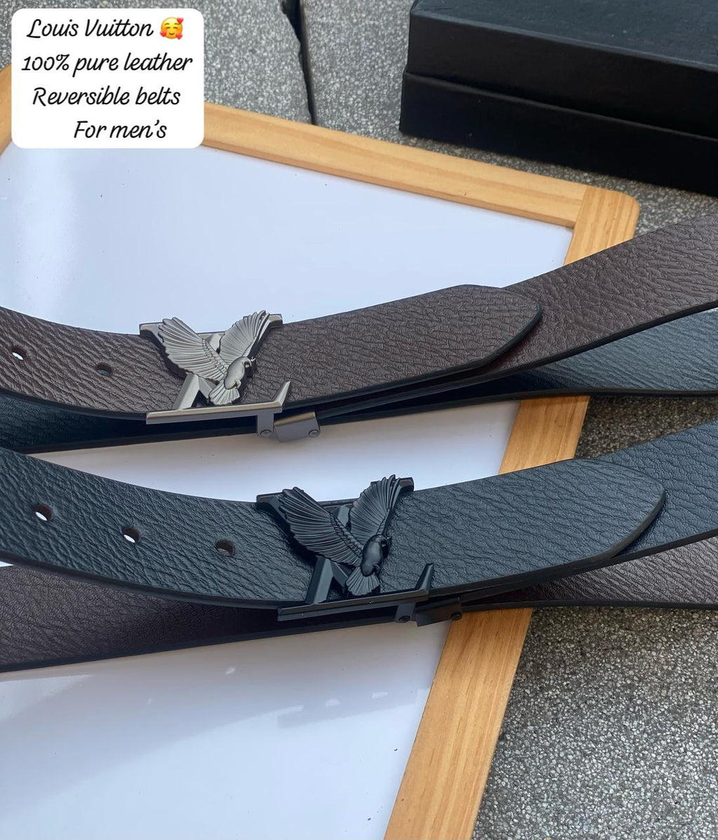 Original italian leather Riversible belt
