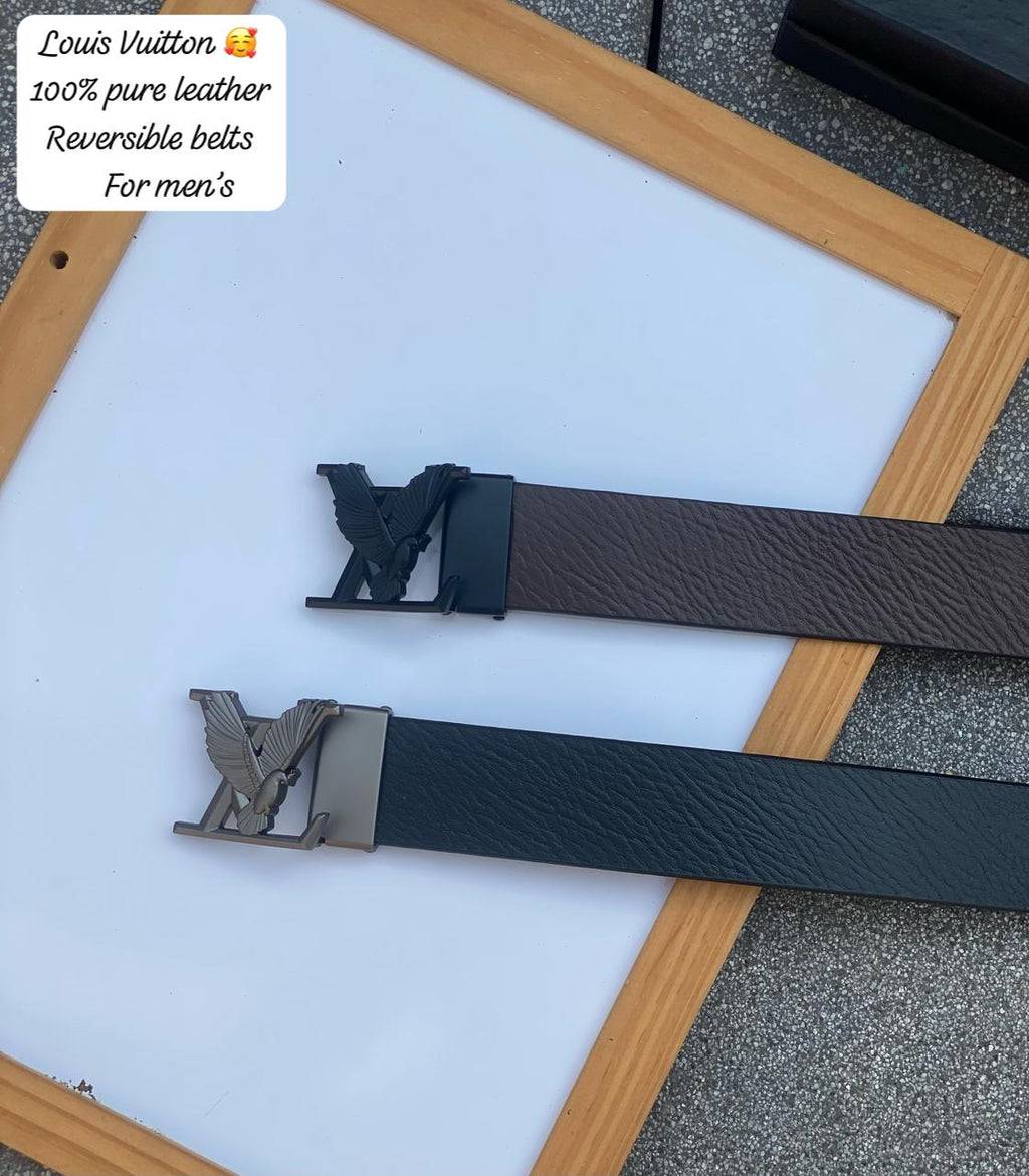 Original italian leather Riversible belt