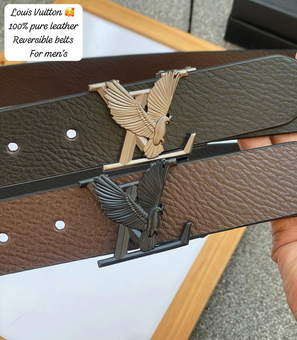 Original italian leather Riversible belt