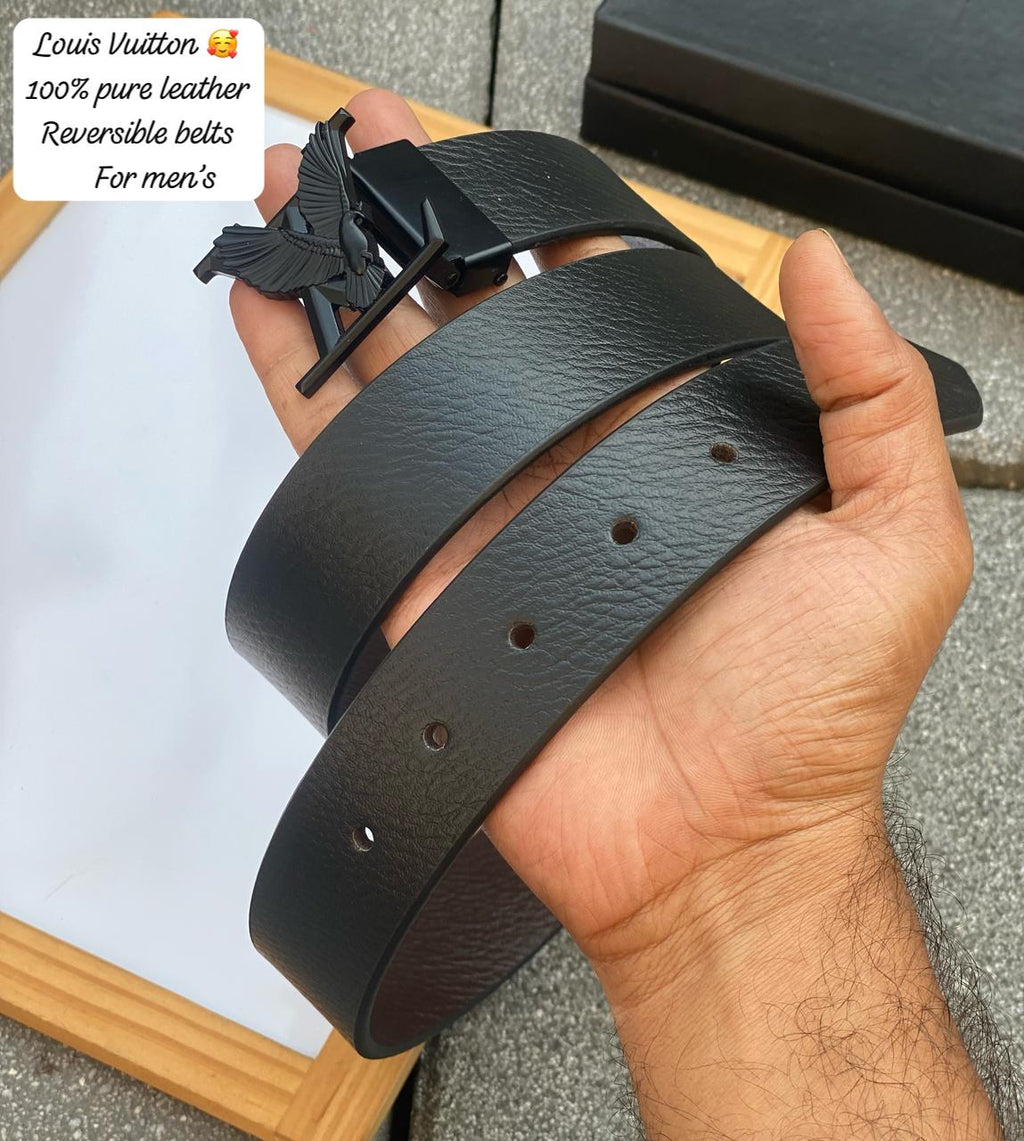 Original italian leather Riversible belt