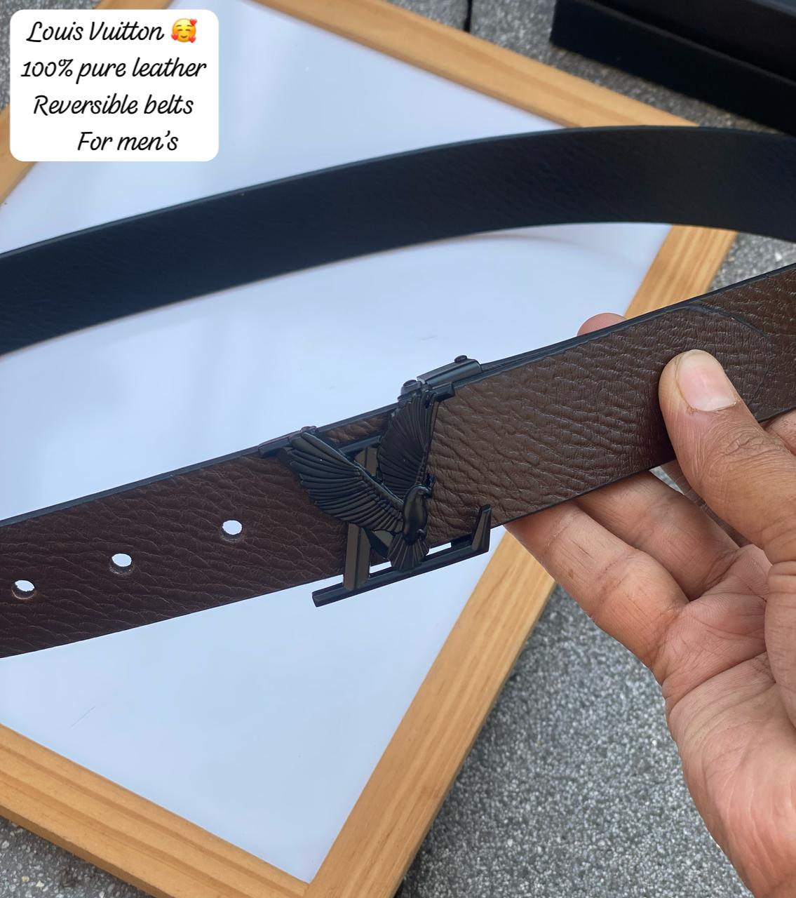 Original italian leather Riversible belt