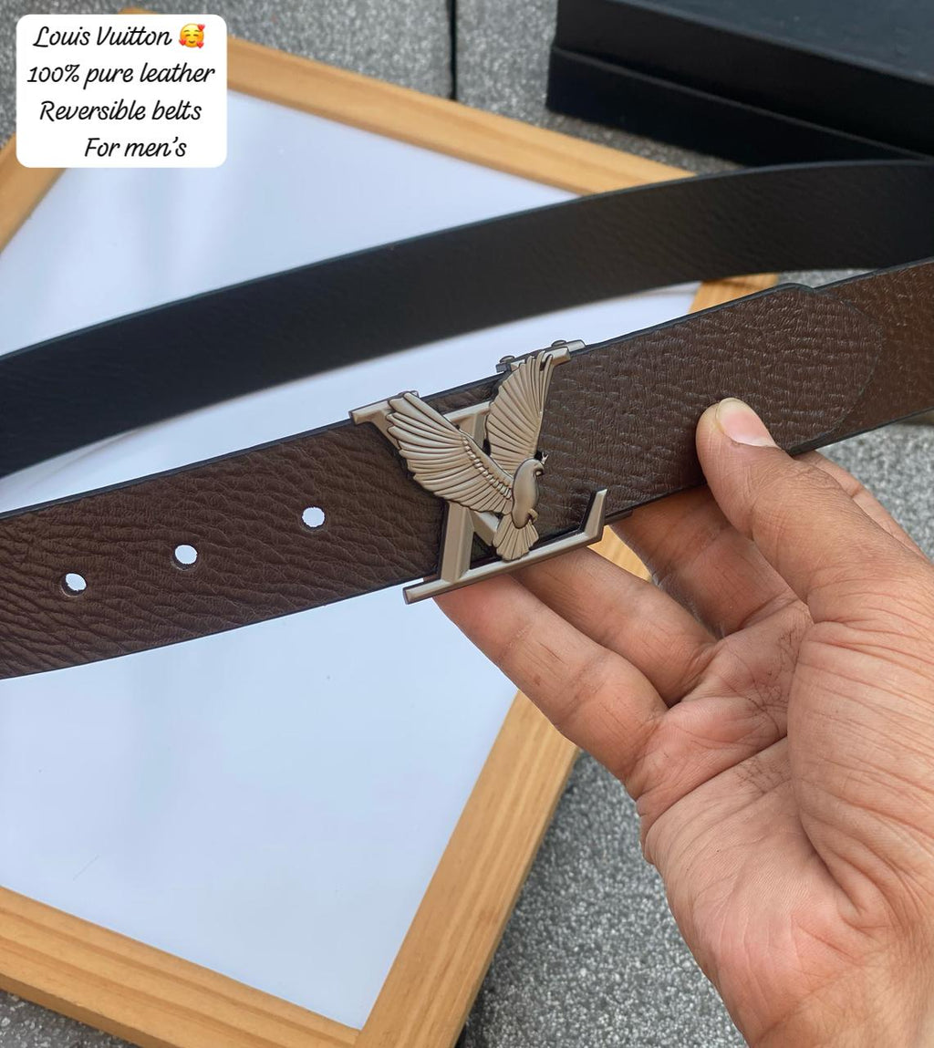 Original italian leather Riversible belt