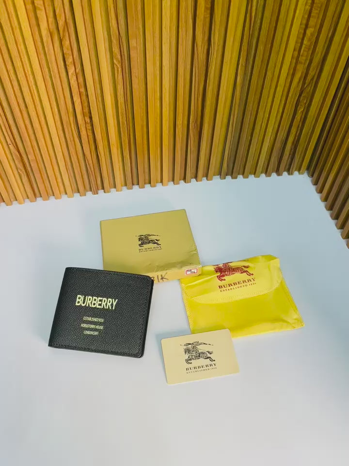 Burberry wallet black #010