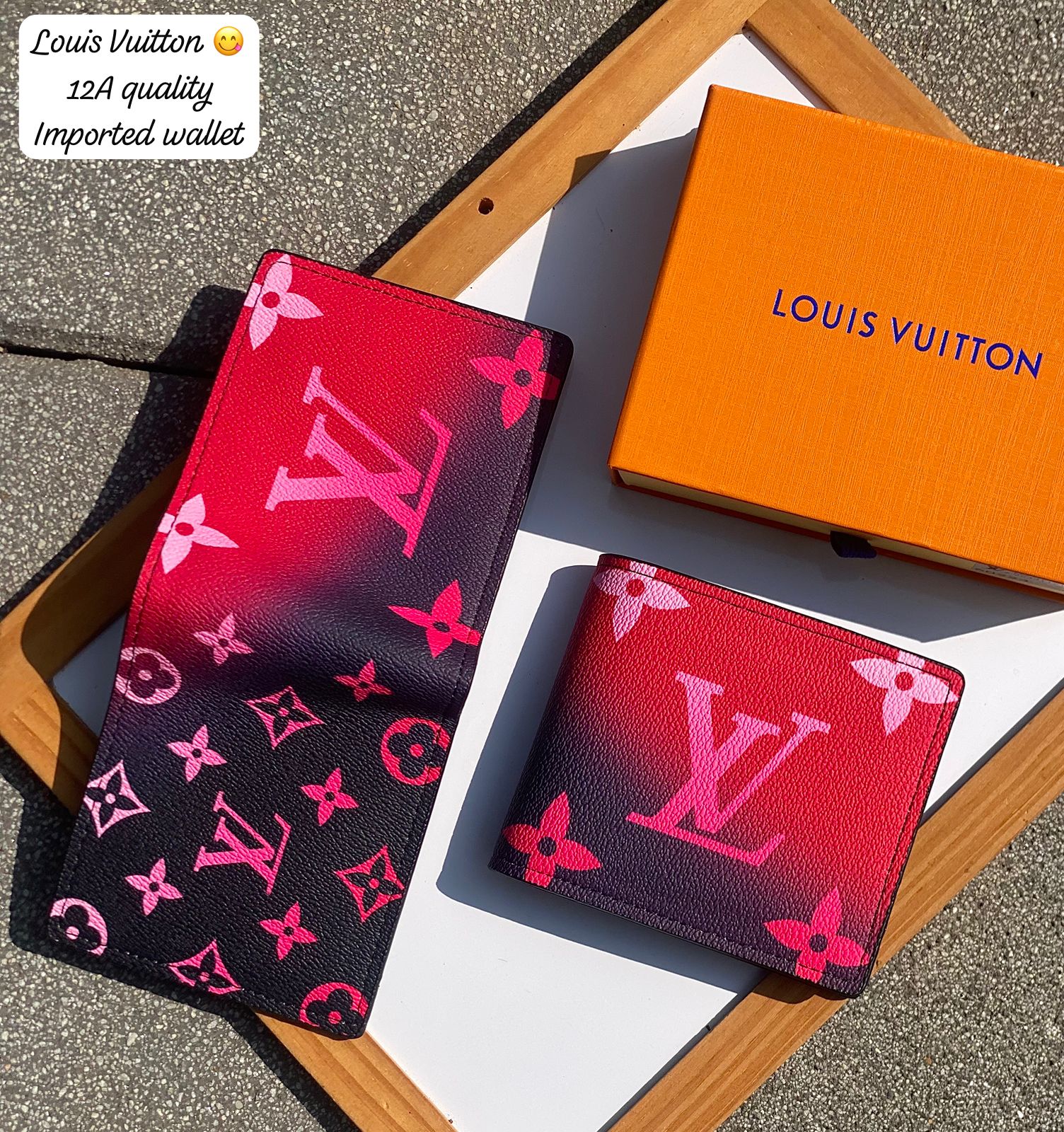 Louis vitton red shaded #002