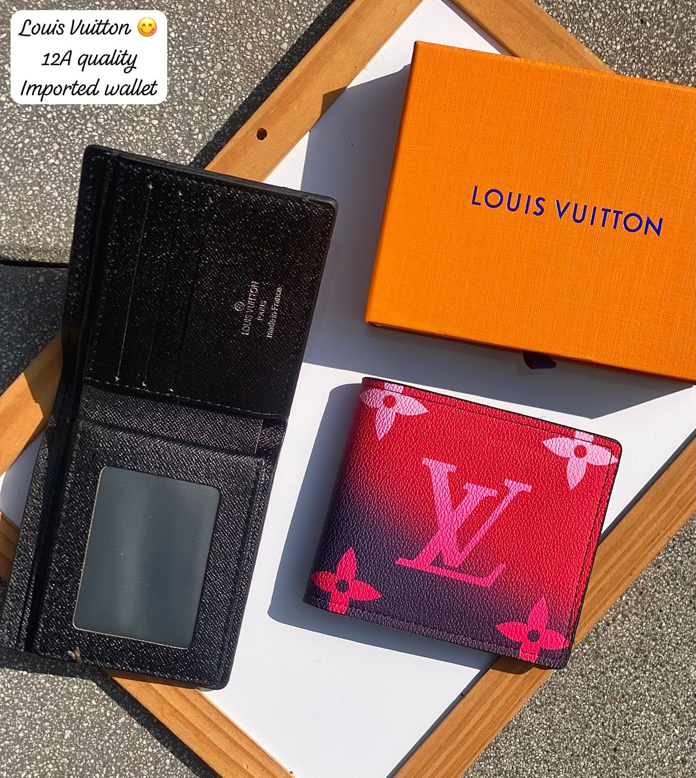 Louis vitton red shaded #002