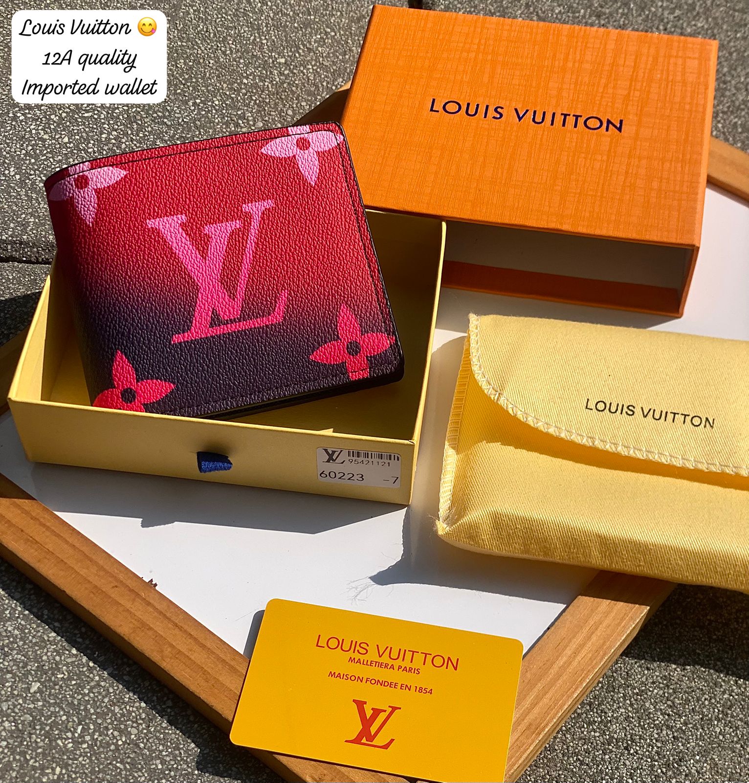 Louis vitton red shaded #002