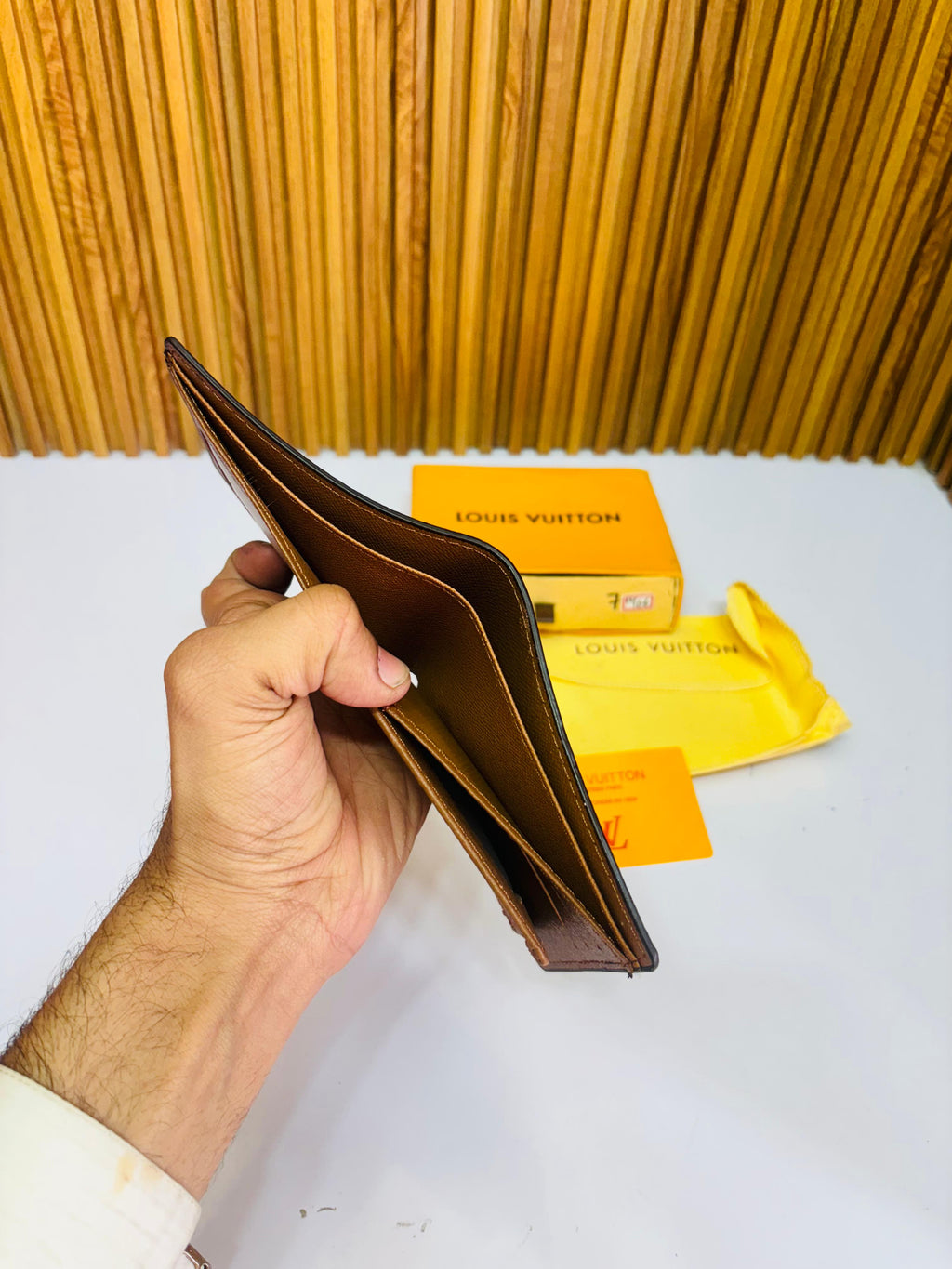 Louis vitton wallet brown #001